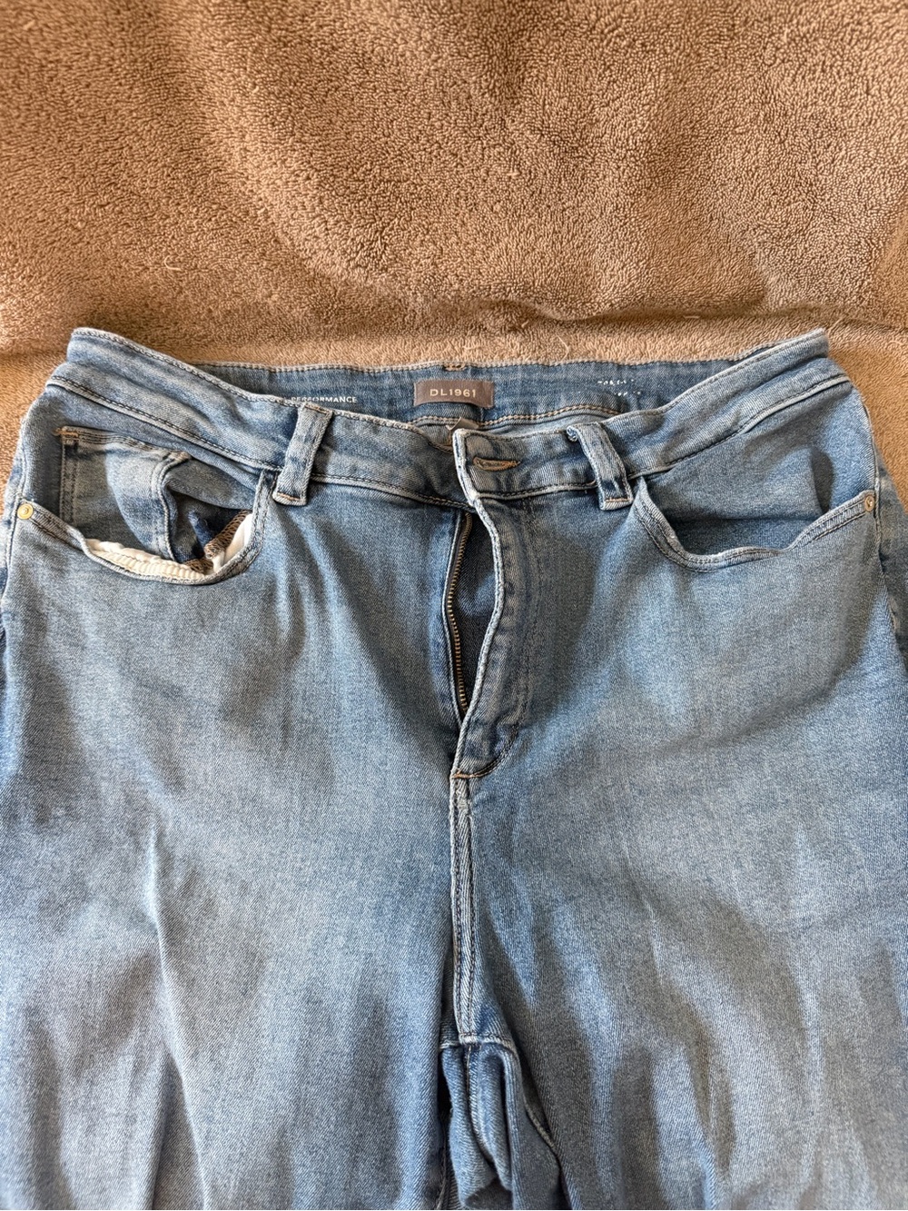 DL1961 Light Blue High-Rise Jeans
